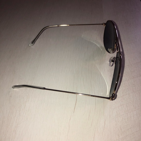 Classic Aviator Sunglasses Metal Frame Pink Lens - Picture 5 of 5